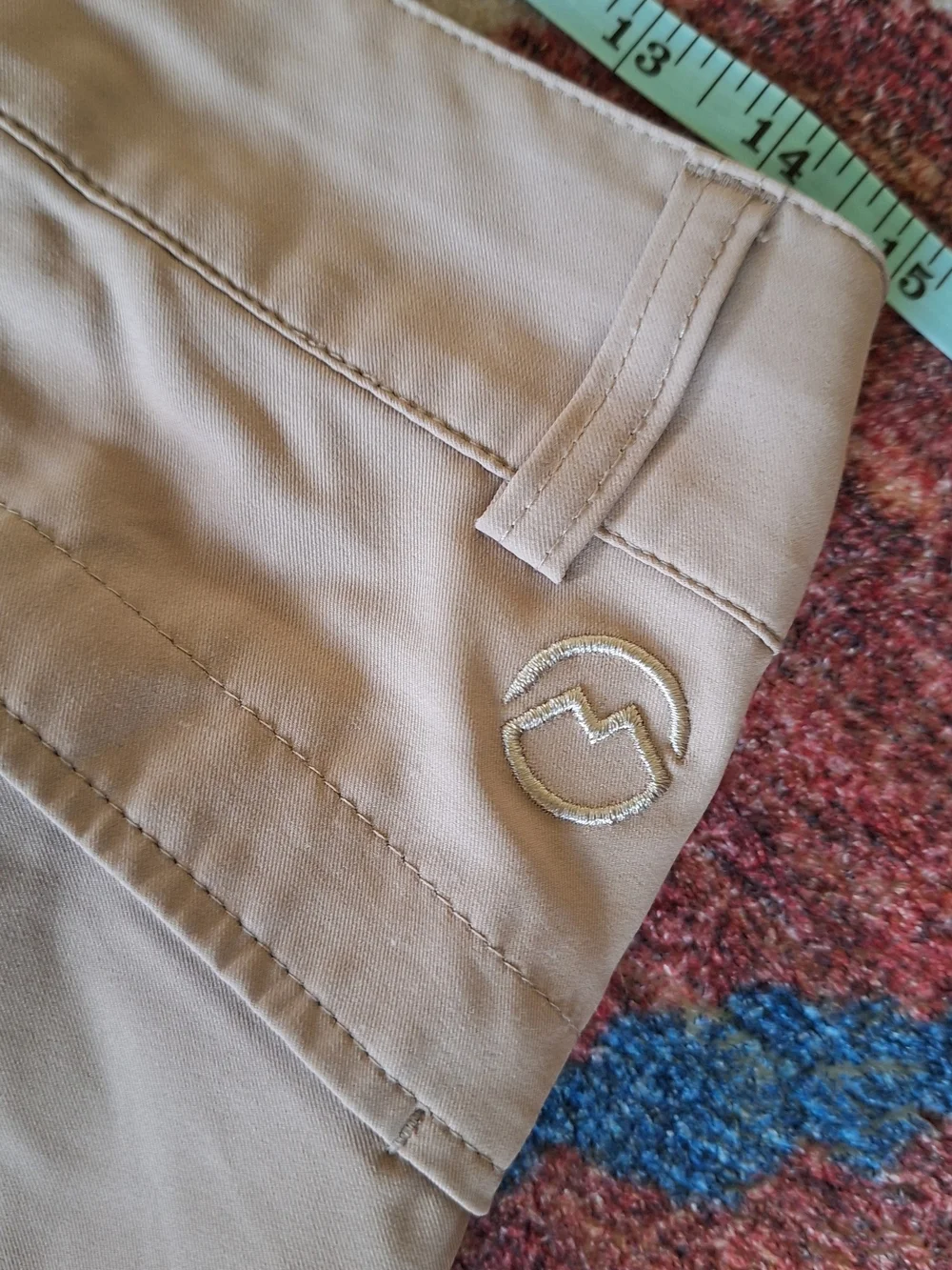 Magellan Outdoors Women's Tan Casual Shorts with Belt Loops